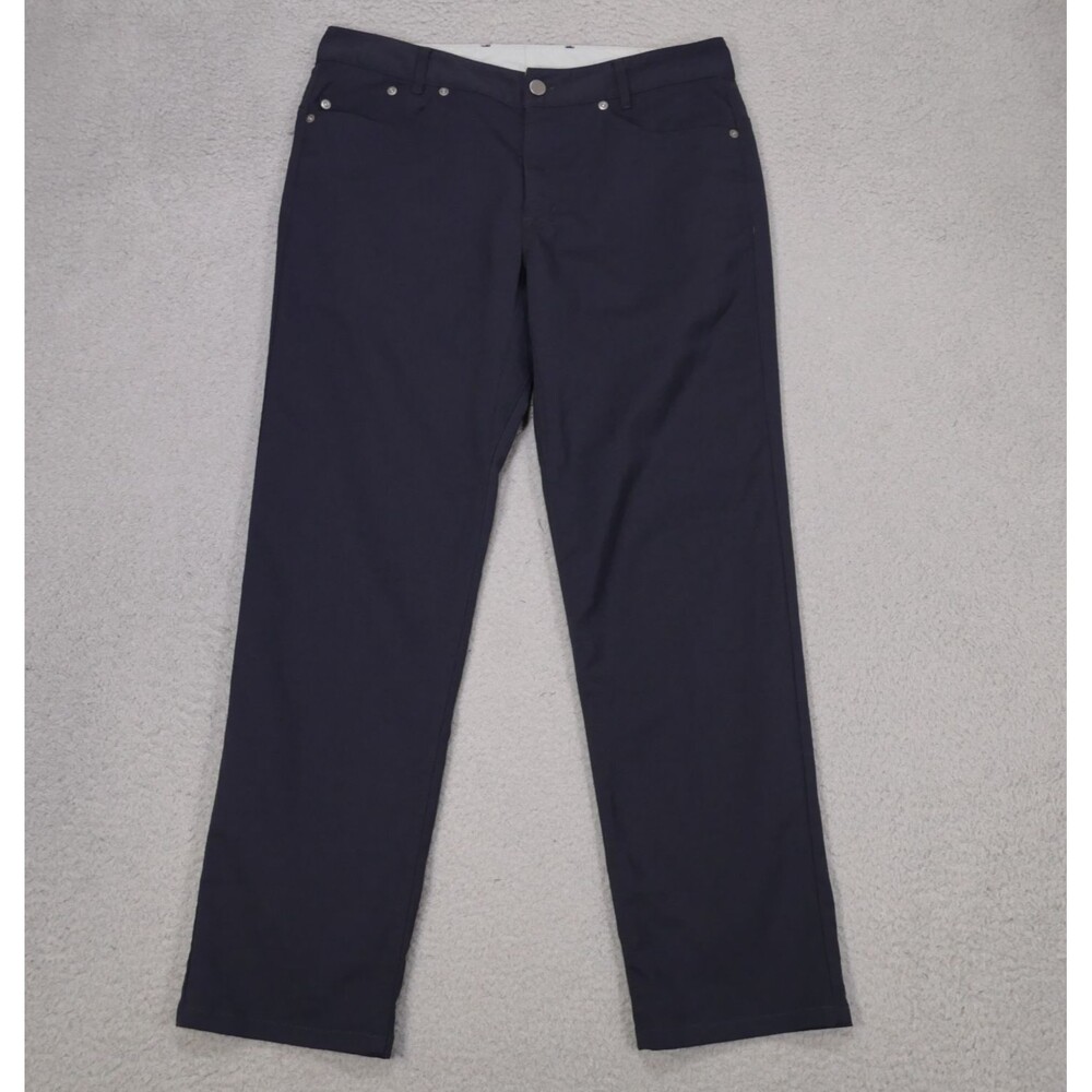 Outlier Workcloth Pants Mens 32x27 Slim Blue Doubleweave Canvas Water Resistant